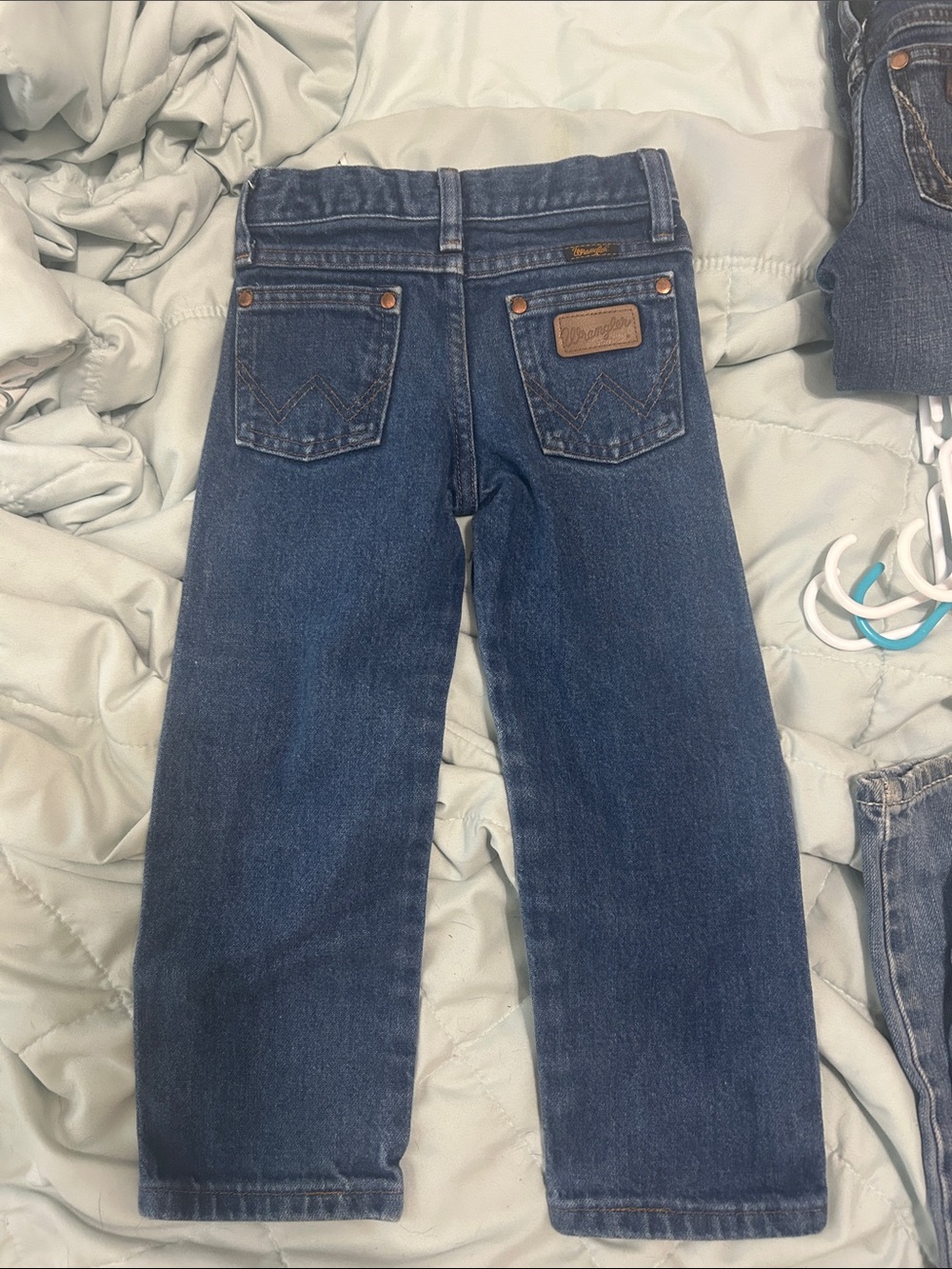 Wrangler Blue Straight Leg Kids Jeans